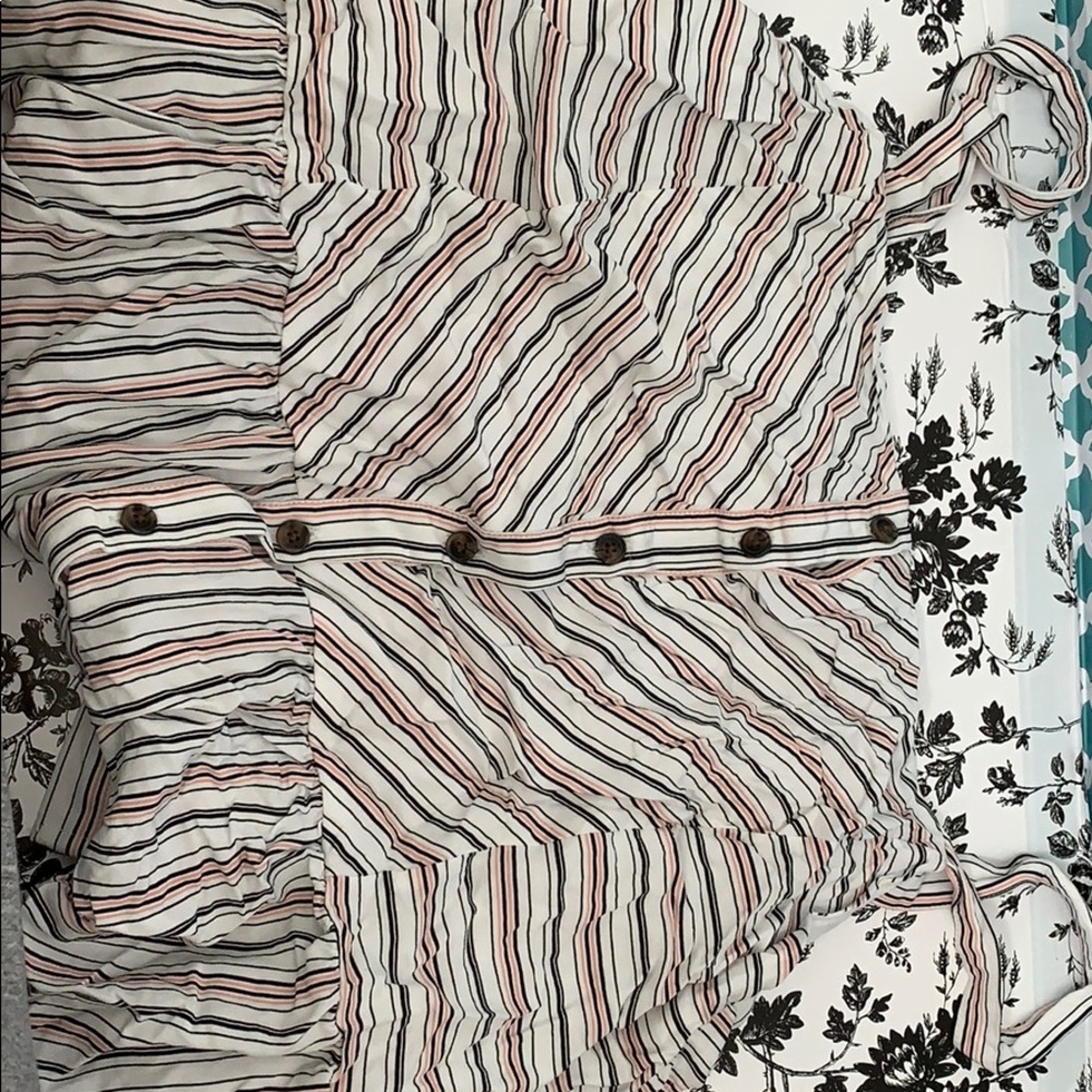 Ann Taylor LOFT Tank Top Striped Lg